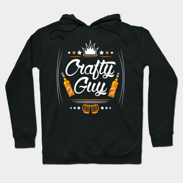 Crafty (Beer) Guy Hoodie by jslbdesigns